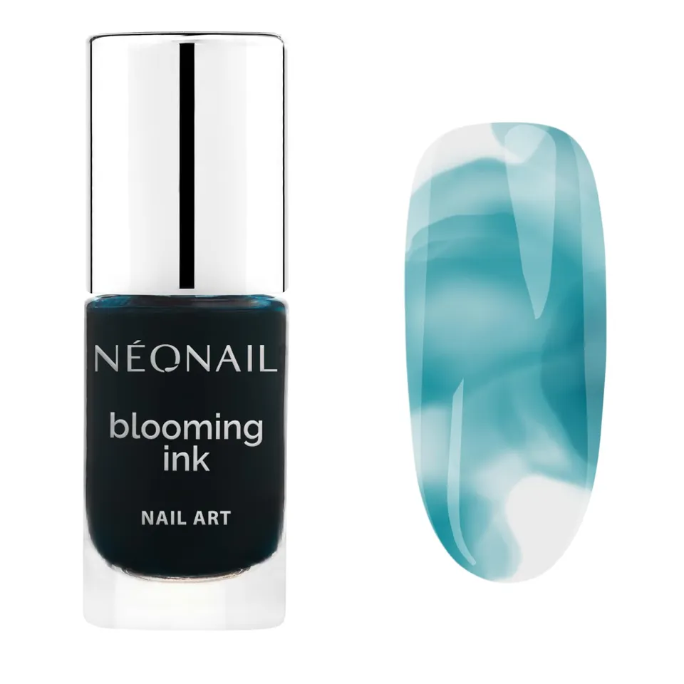 neonail-blooming-ink-uv-nagellack-7-2-ml-blau-turquoise-aquarell-tinte-f-r-water image 1