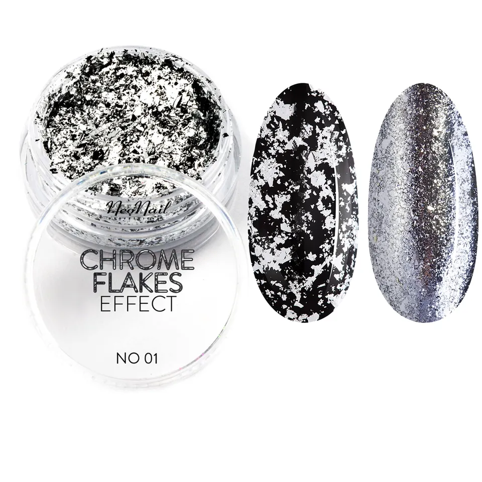 neonail-silber-glitzerpuder-chrome-flakes-effect-silbernes-nagelpigment-mit-chro image 1