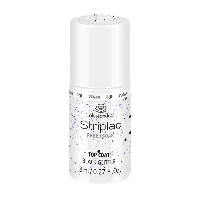 alessandro-striplac-top-coat-black-glitter-uv-berlack-8-ml-mit-schwarzem-glitzer image 1