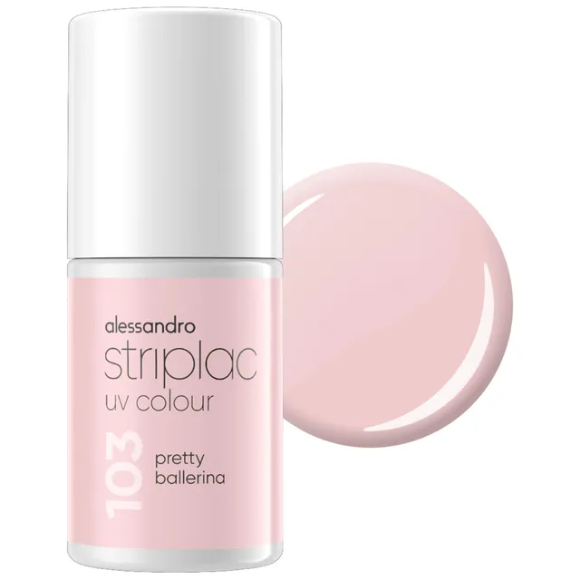 alessandro-striplac-uv-nagellack-pretty-ballerina-6-5-ml-rosa-deckend-kratzfest- image 1