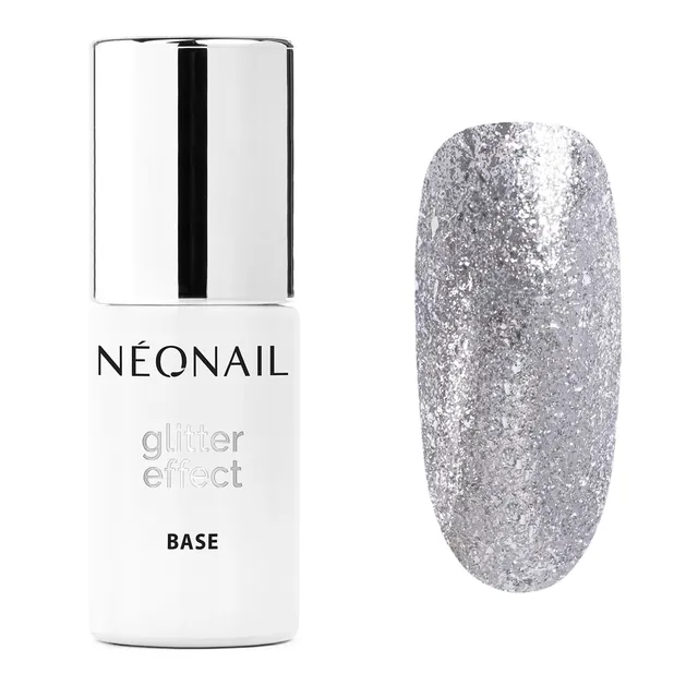 neonail-uv-nagellack-base-coat-glitter-effect-base-silver-twinkle-7-2-ml-2in1-un image 1