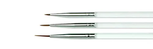 neonail-nail-art-brush-set-3-nagelpolitur-pinsel-mit-synthetischem-haar-schwarz image 1