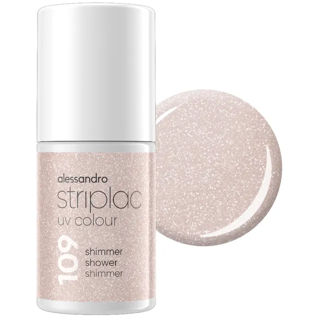 alessandro-striplac-shimmer-shower-uv-nagellack-taupe-mit-shimmer-6-5-ml-deckend image 1