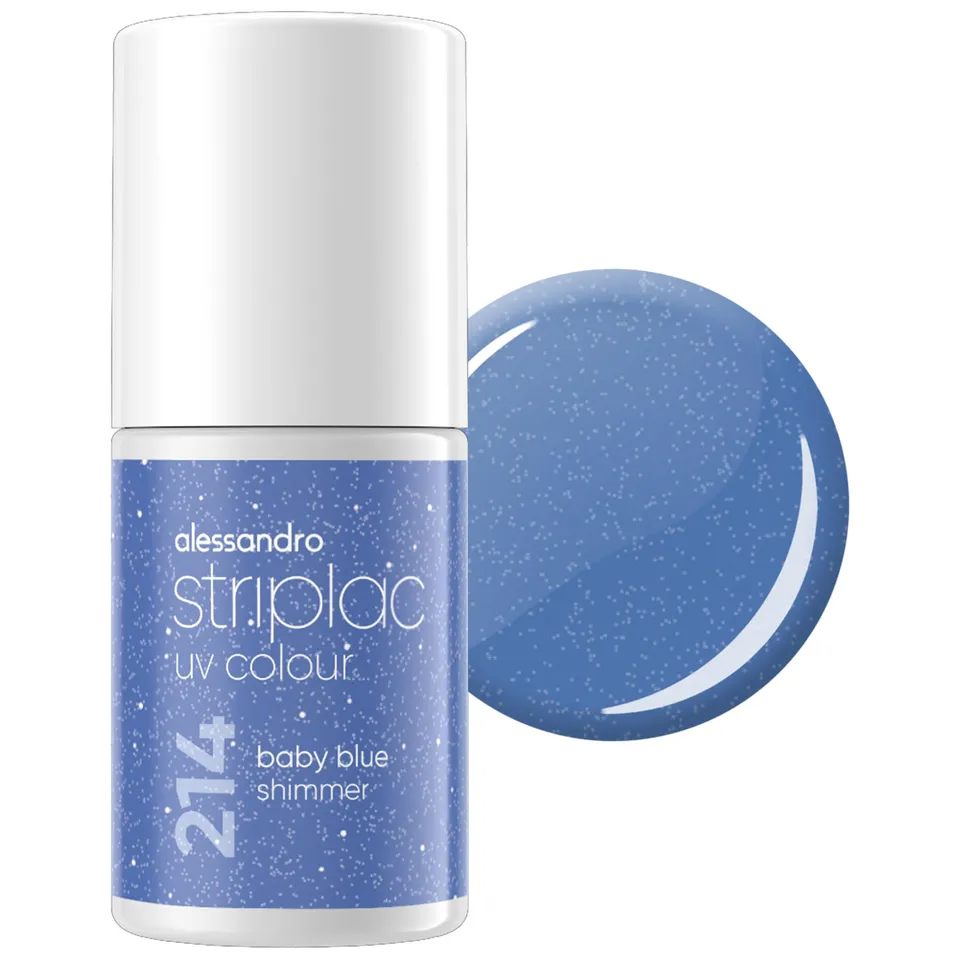 alessandro-striplac-baby-blue-shimmer-uv-nagellack-deckendes-kratzfestes-hellbla image 1