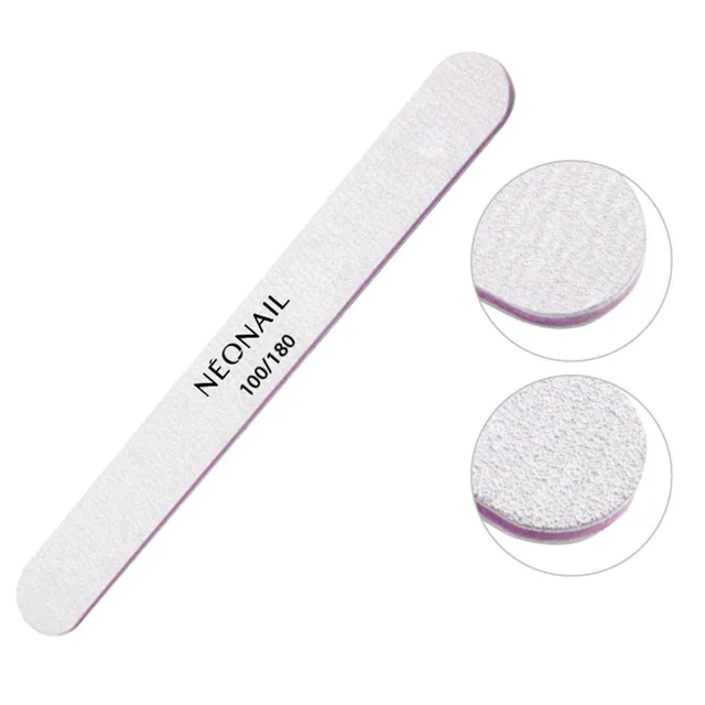 neonail-nagelfeile-gerade-100-180-grau-profi-feile-f-r-naturn-gel-und-gellack image 1