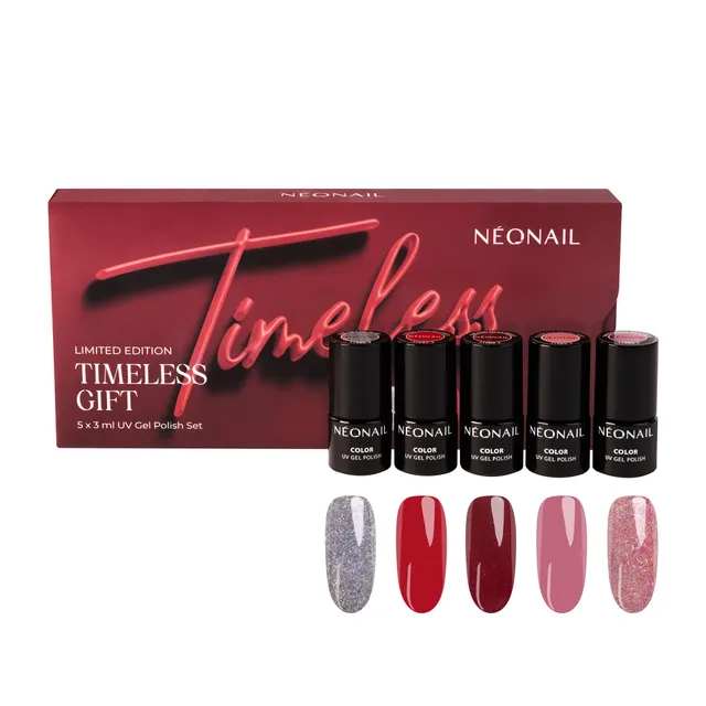 n-onail-uv-nagellack-set-timeless-gift-5-x-3-ml-farben-in-rosa-rot-silber-klassi image 1