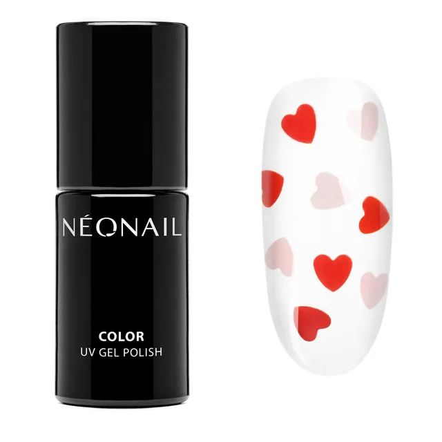 n-onail-uv-nagellack-never-ending-love-7-2-ml-klarer-uv-lack-mit-rosa-roten-herz image 1