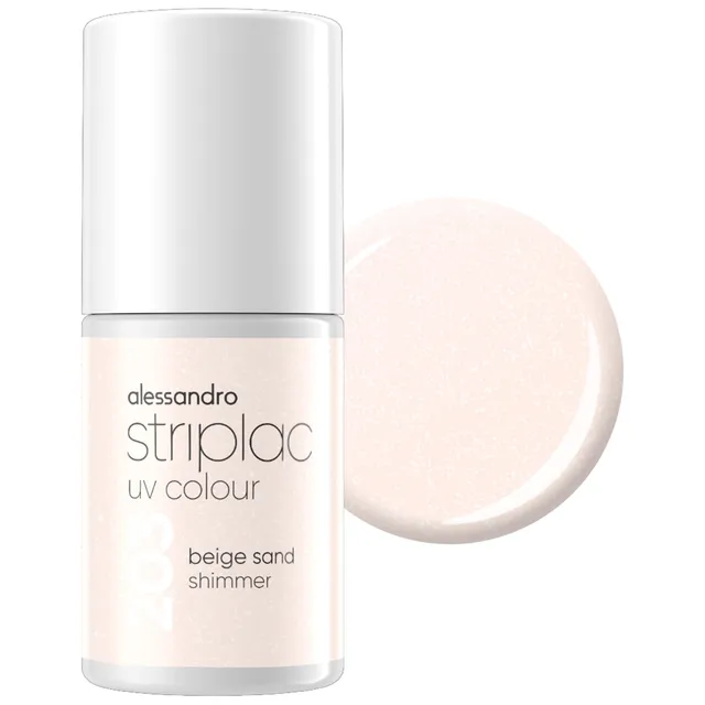 alessandro-striplac-uv-nagellack-beige-sand-shimmer-6-5-ml-deckender-uv-lack-mit image 1