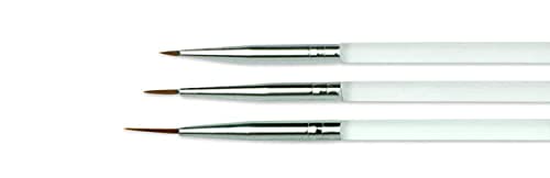 neonail-nail-art-brush-set-3-nagelpolitur-pinsel-mit-synthetischem-haar-schwarz image 1