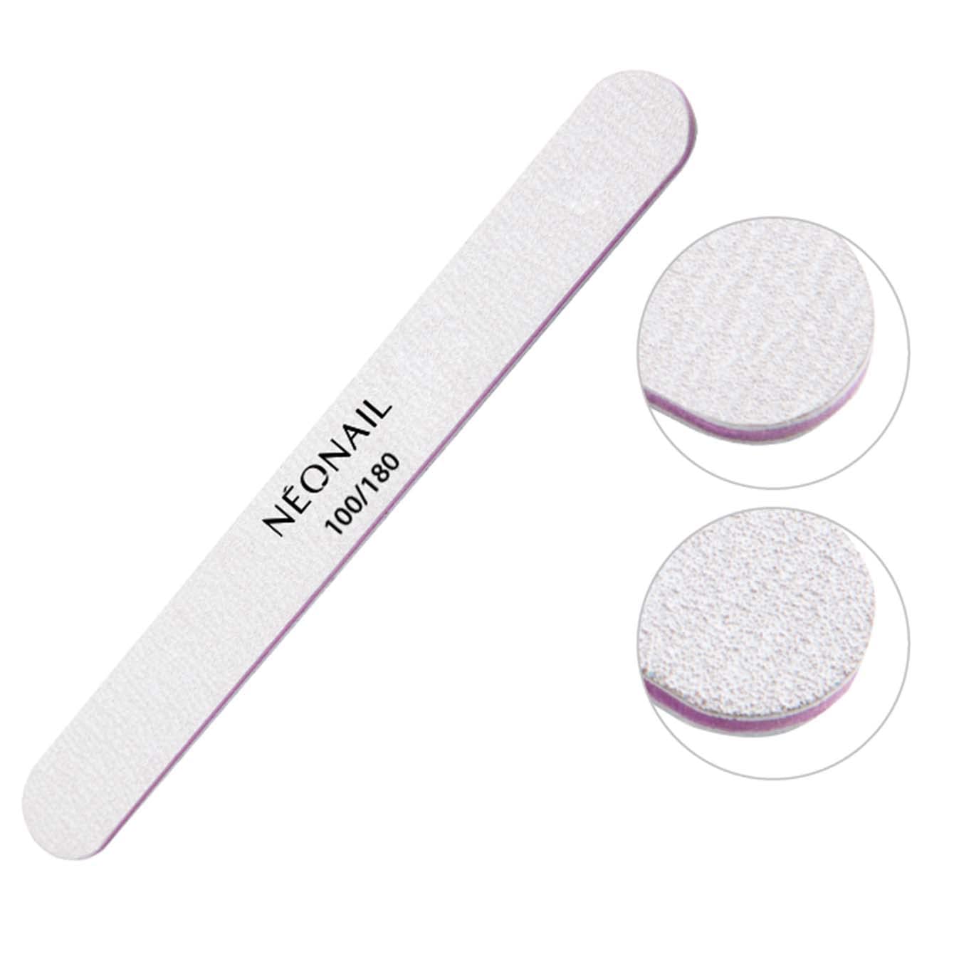 neonail-nagelfeile-gerade-100-180-grau-profi-feile-f-r-naturn-gel-und-gellack image 1