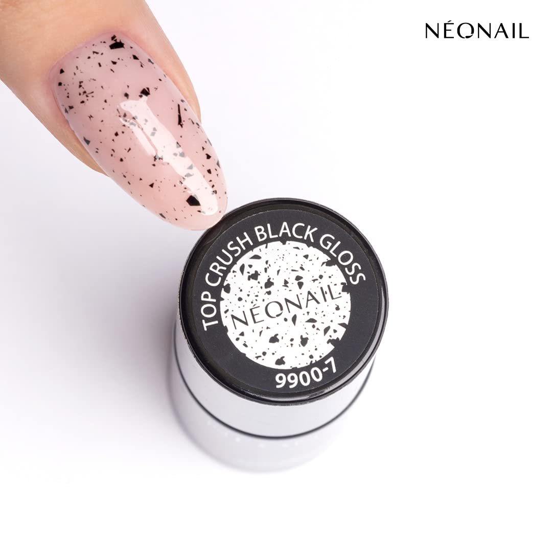 neonail-top-crush-black-gloss-uv-gel-top-coat-7-2-ml-mit-schwarzen-glitzerpartik image 2