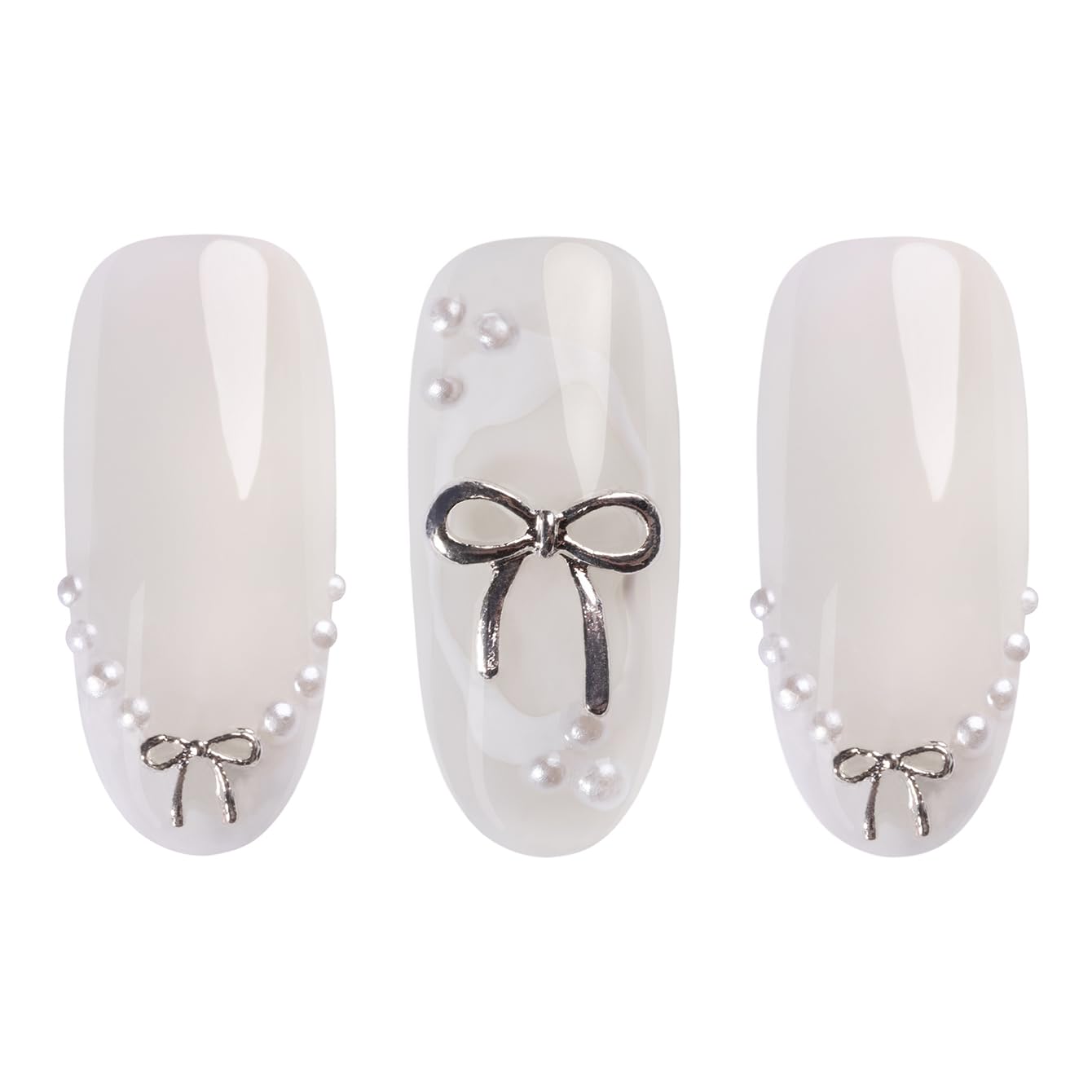 n-onail-3d-nail-art-schleifen-silber-nagelcharms-in-3-gr-en-f-r-uv-klassische-ma image 2