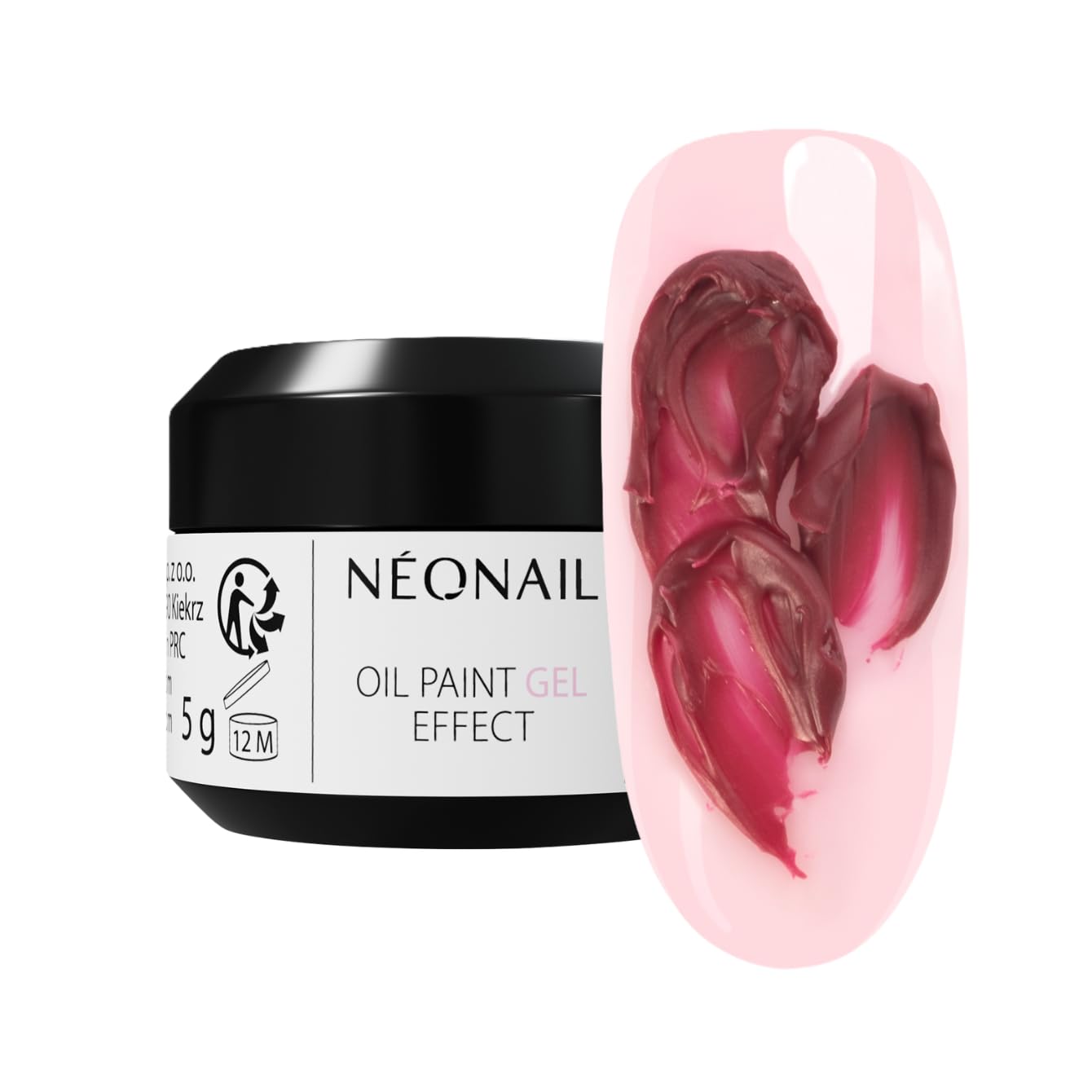 neonail-oil-paint-gel-effect-painted-passion-uv-farbgel-in-rot-f-r-3d-nageldesig image 1
