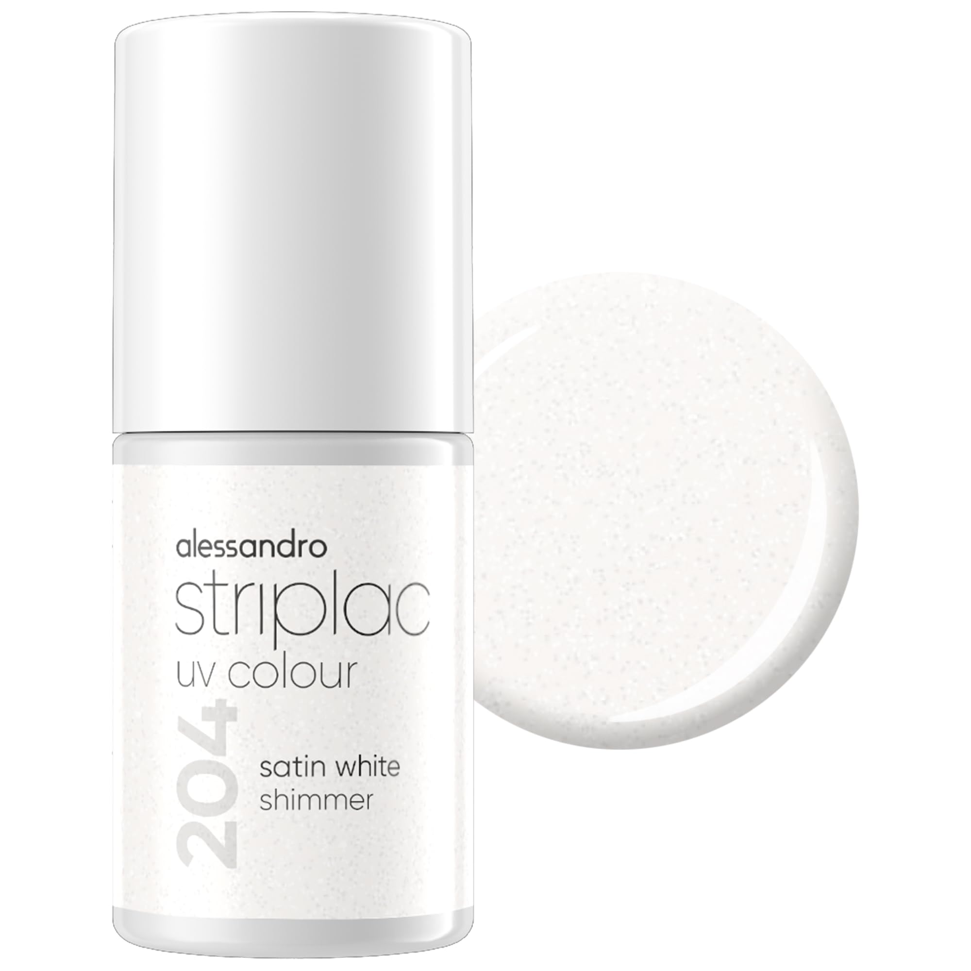 alessandro-striplac-uv-nagellack-satin-white-shimmer-6-5-ml-deckender-kratzfeste image 1