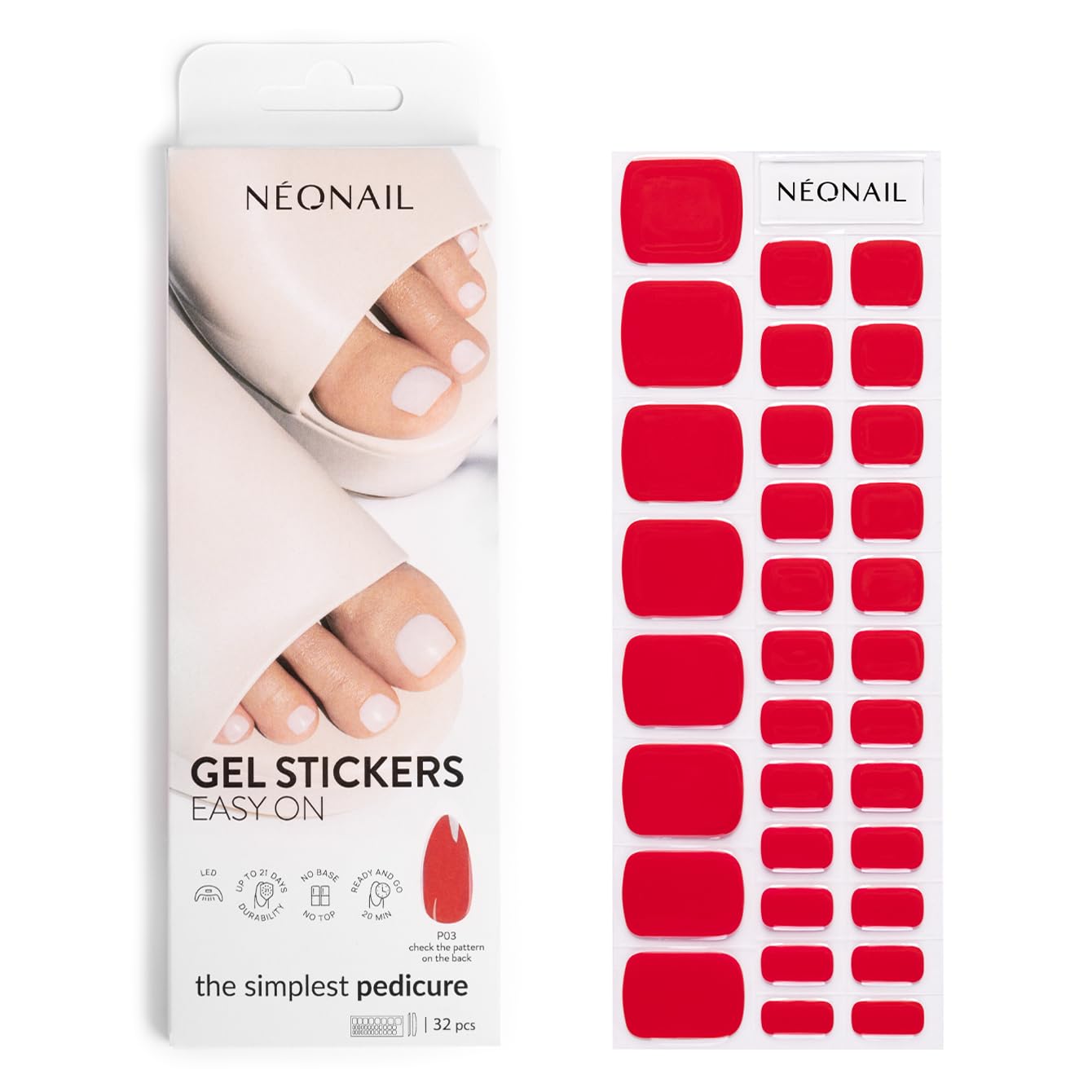 neonail-gel-uv-stickers-easy-on-p03-rot-nagelsticker-mit-15-mustern-f-r-h-nde-un image 1