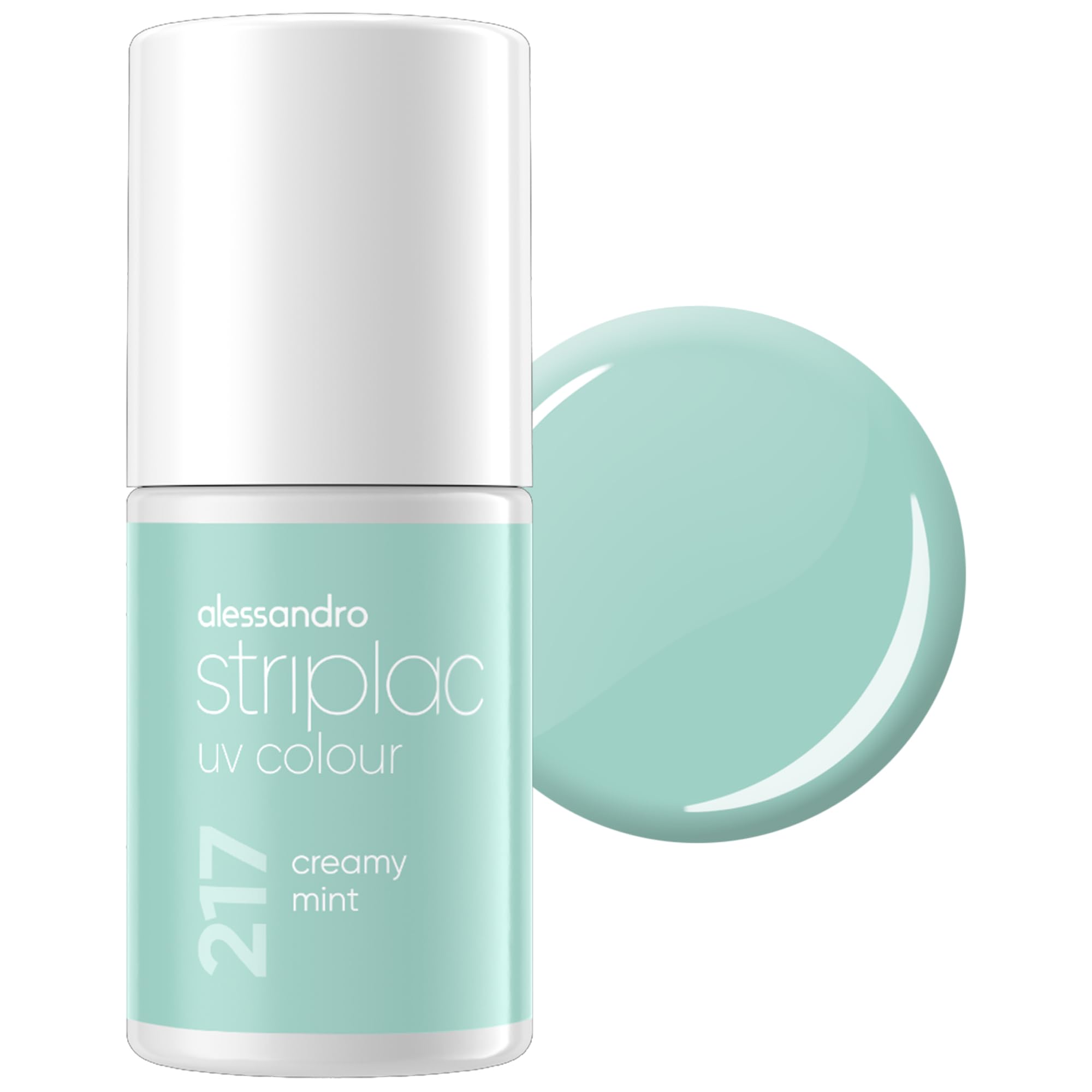 alessandro-striplac-uv-nagellack-creamy-mint-6-5-ml-vegan-kratzfest-bis-15-tage- image 1