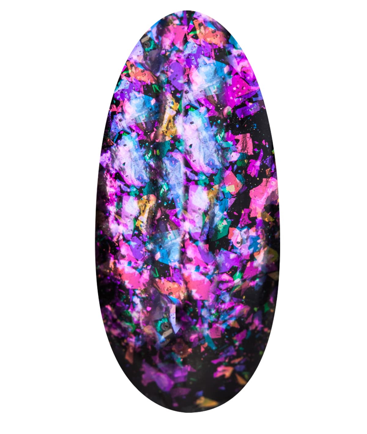 neonail-pollen-electric-effect-02-nageldeko-flocken-mit-rosa-blauem-glanz-effekt image 2