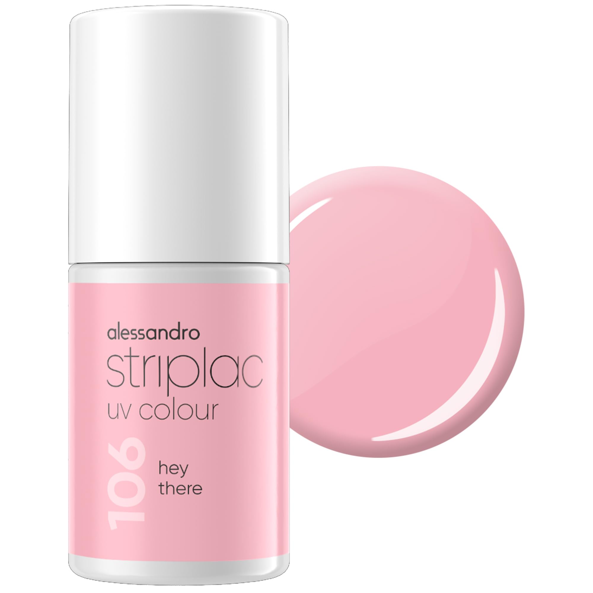alessandro-striplac-uv-nagellack-hey-there-6-5-ml-rosa-kratzfest-bis-15-tage-veg image 1