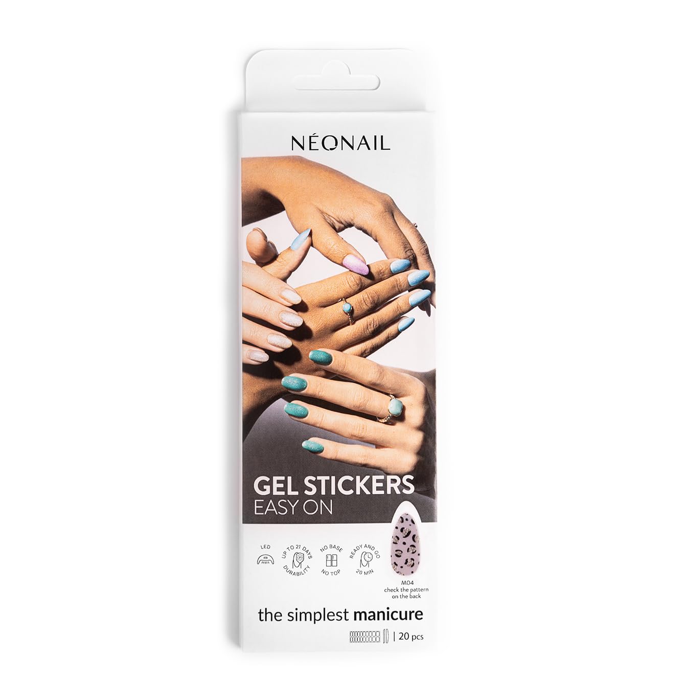 n-onail-easy-on-gel-uv-stickers-m04-hybridlack-sticker-mit-metallic-glanz-in-bla image 6