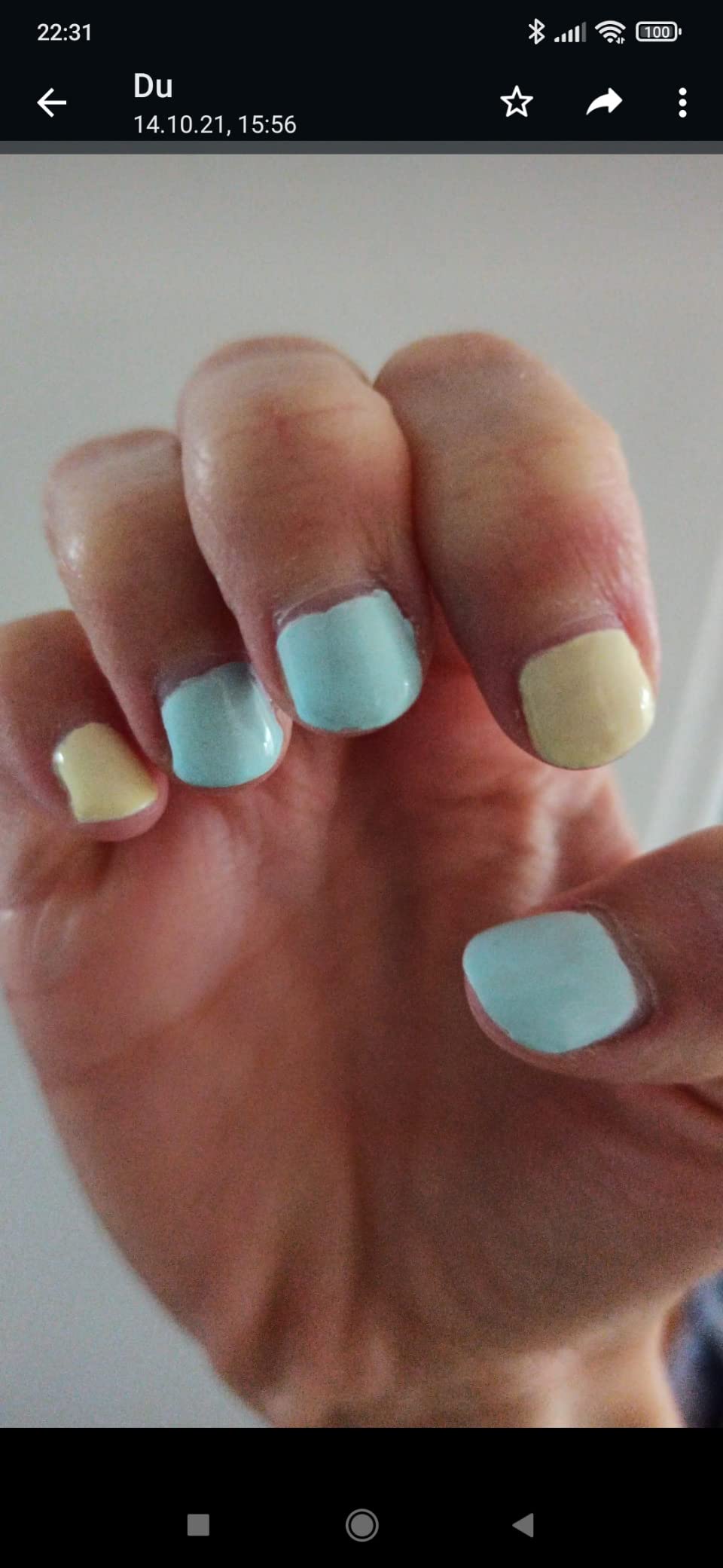 Farbe gefiel mir nicht