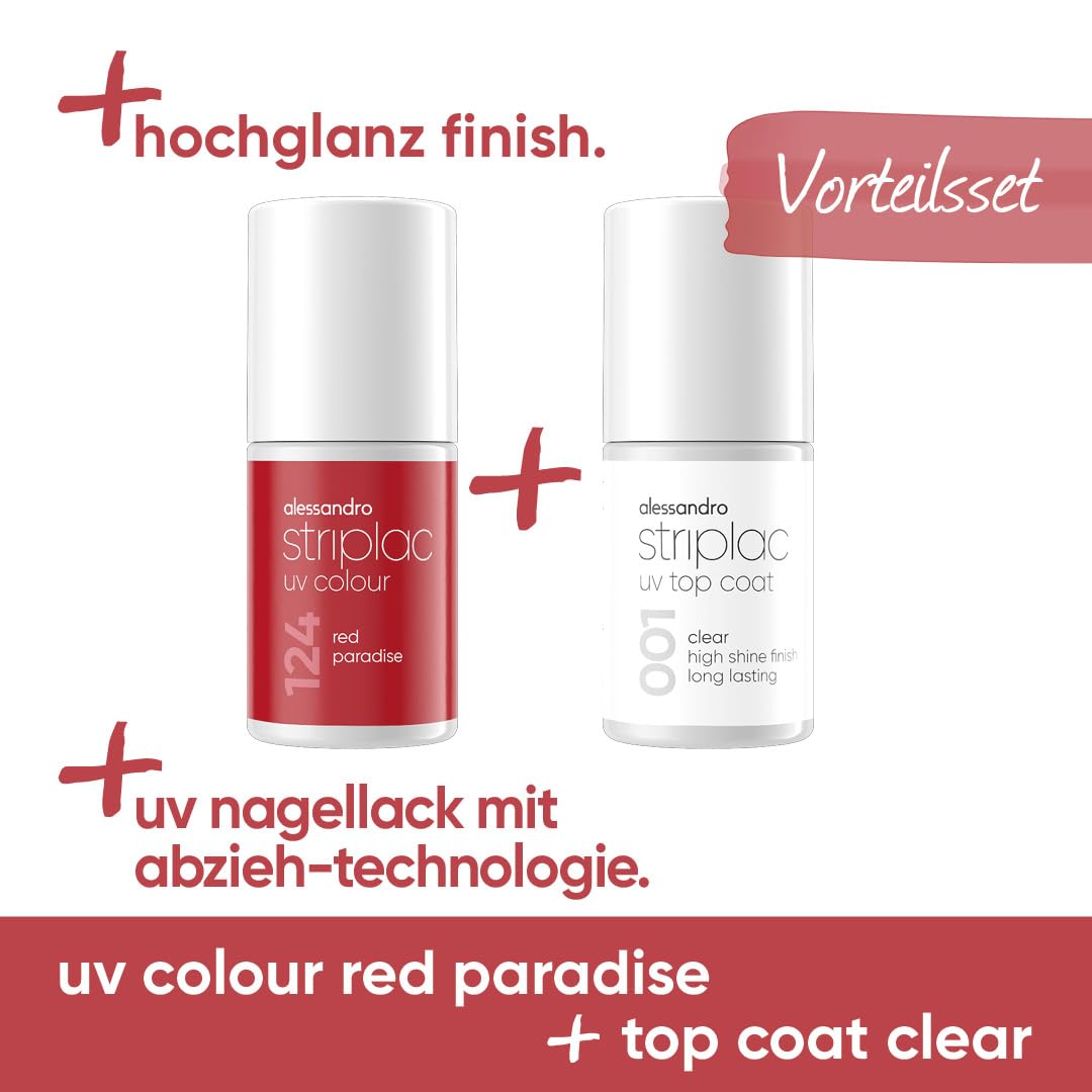 alessandro-striplac-uv-nagellack-red-paradise-top-coat-clear-set-2x-6-5-ml-kratz image 2