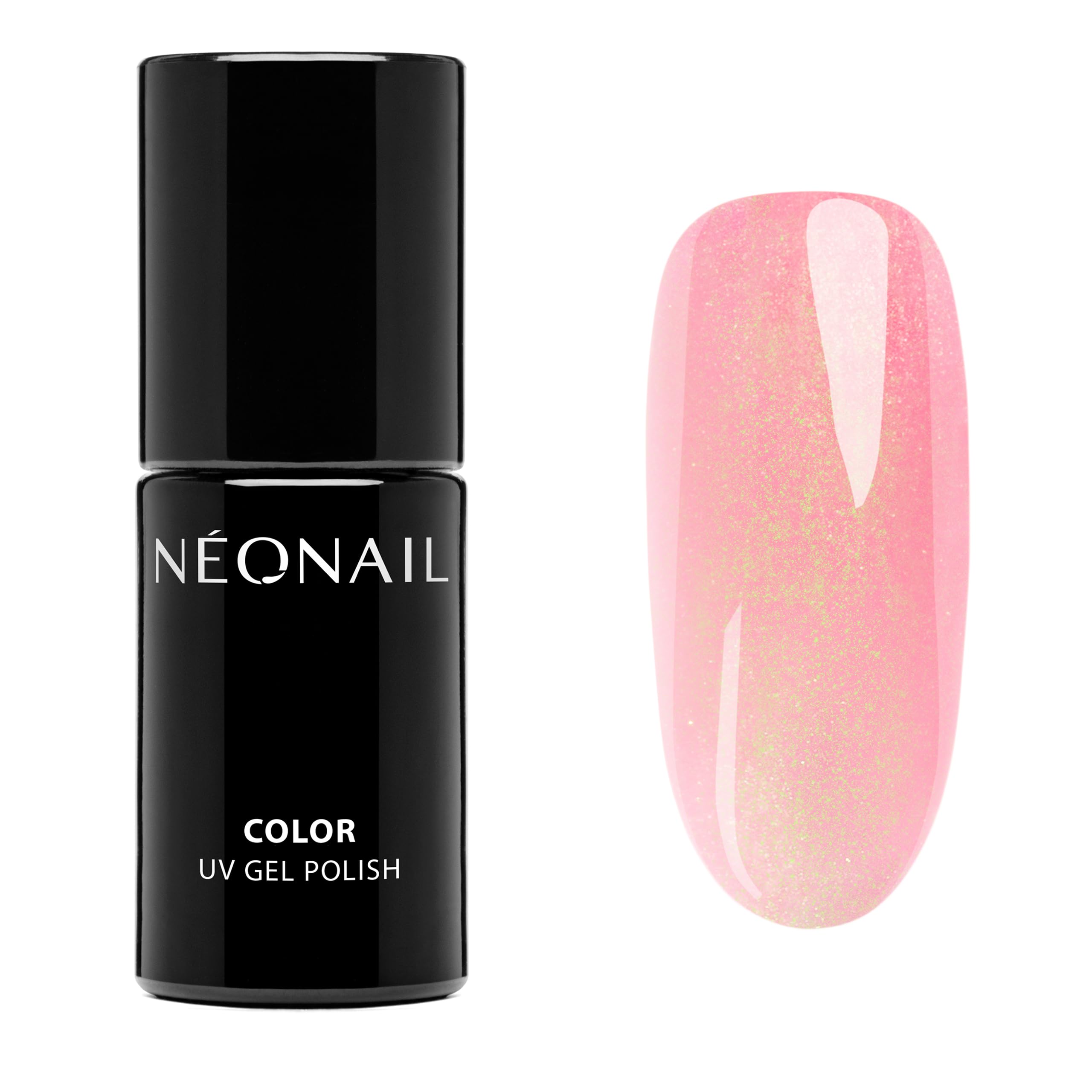 neonail-uv-nagellack-limitless-shine-7-2-ml-perlmuttrosa-mit-glossy-glitzer-fini image 1