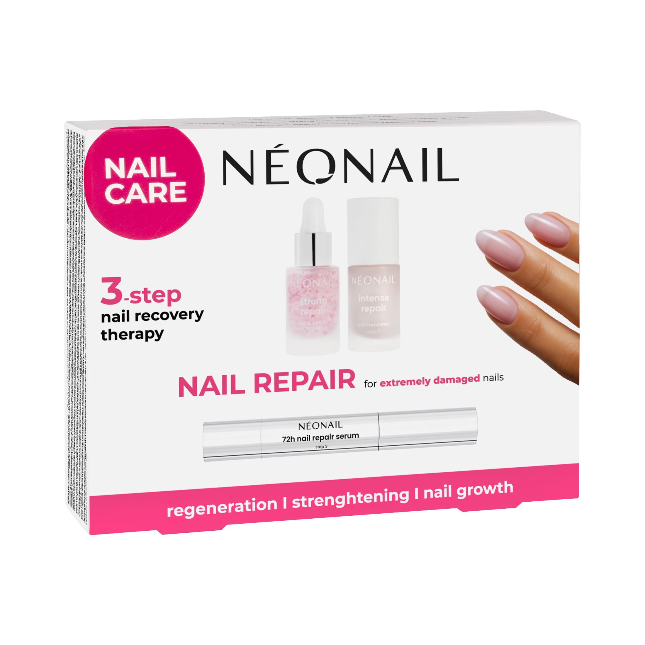 neonail-extreme-nail-repair-3-teiliges-nagelpflegeset-peeling-nagelh-rter-nail-c image 1
