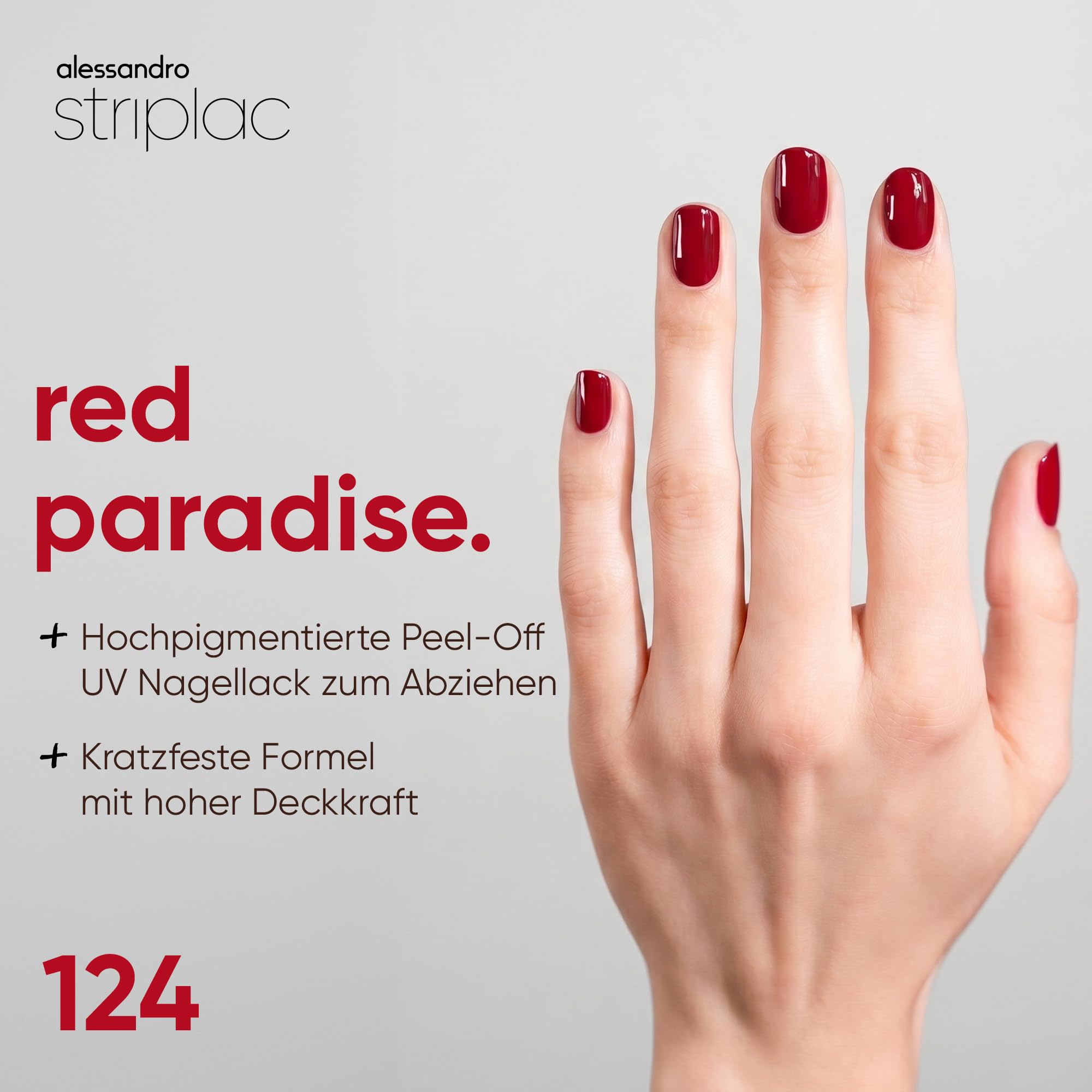 alessandro-striplac-uv-nagellack-red-paradise-kr-ftiges-rot-6-5-ml-kratzfest-bis image 2