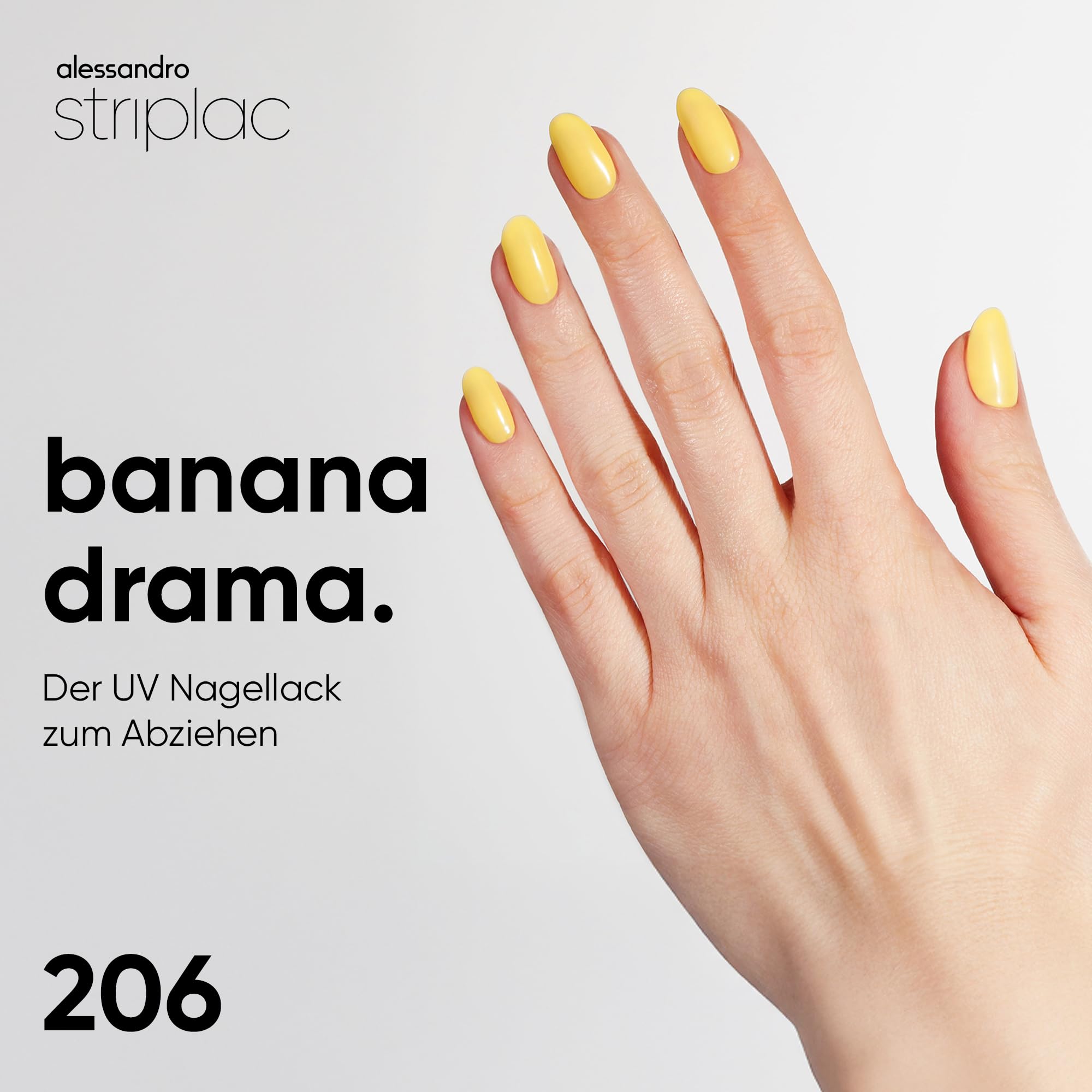 alessandro-striplac-uv-nagellack-banana-drama-6-5-ml-deckendes-kratzfest-gelb-he image 2