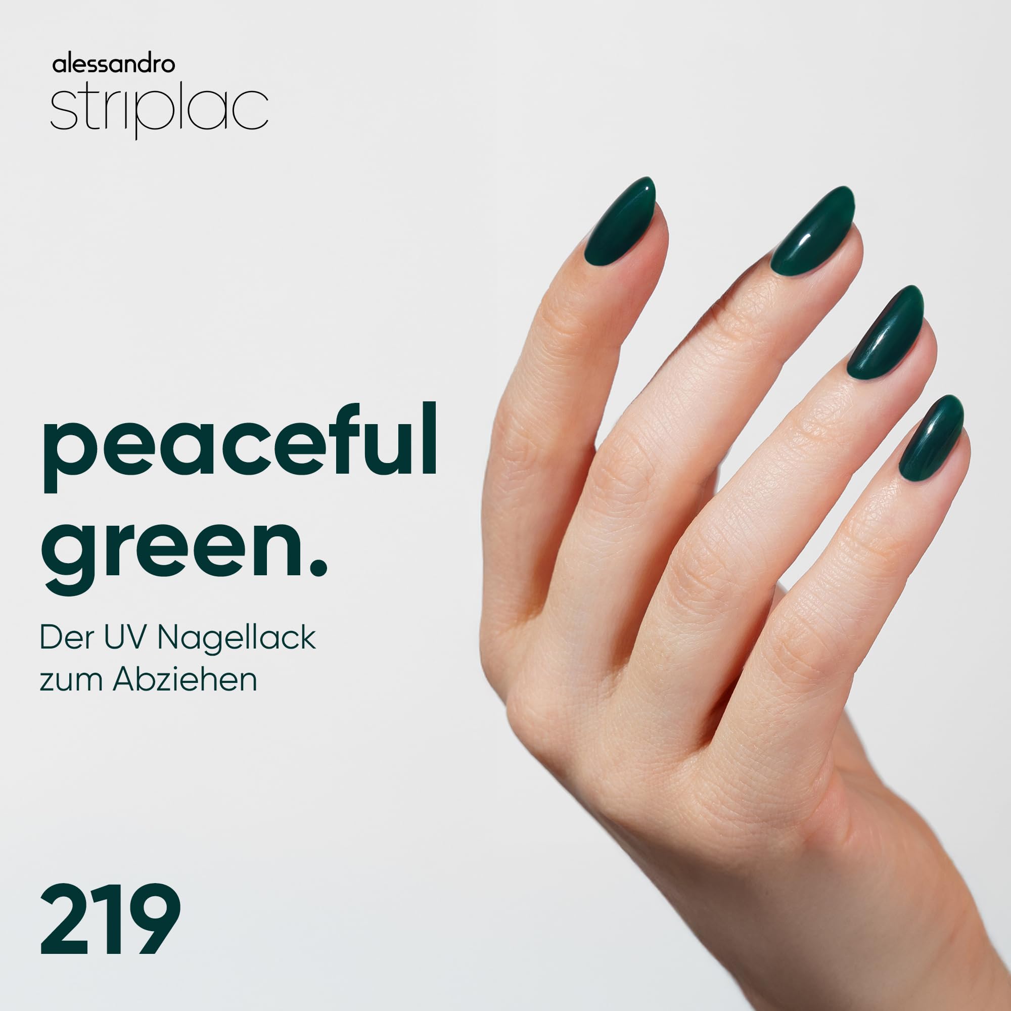 alessandro-striplac-peaceful-green-uv-nagellack-salbeigr-n-6-5-ml-deckend-kratzf image 2