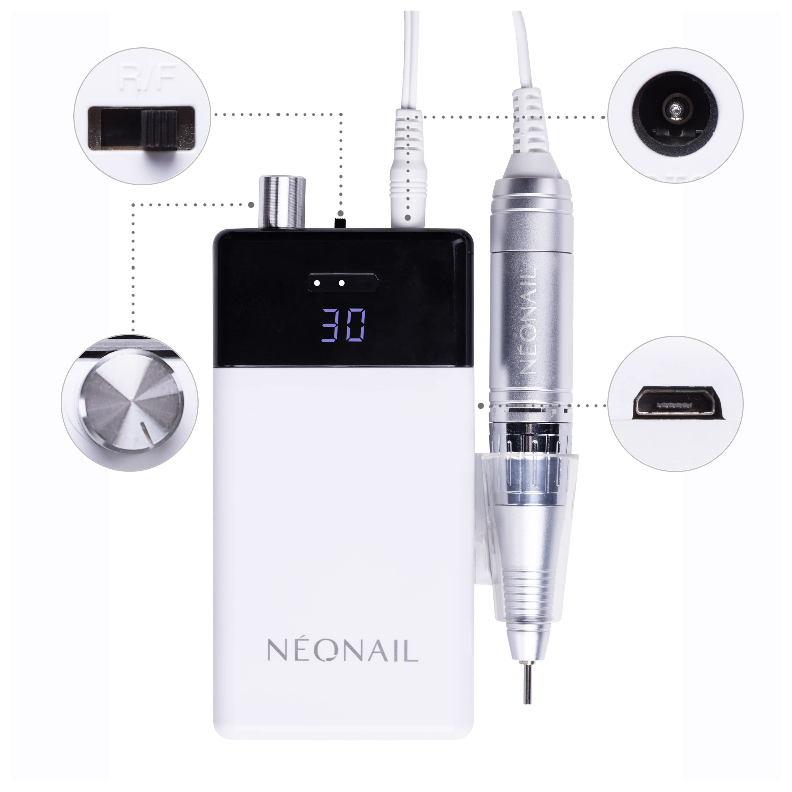n-onail-kabelloser-nagelfr-ser-l36-36-w-akku-nagelfr-ser-f-r-uv-gel-entfernung-m image 2