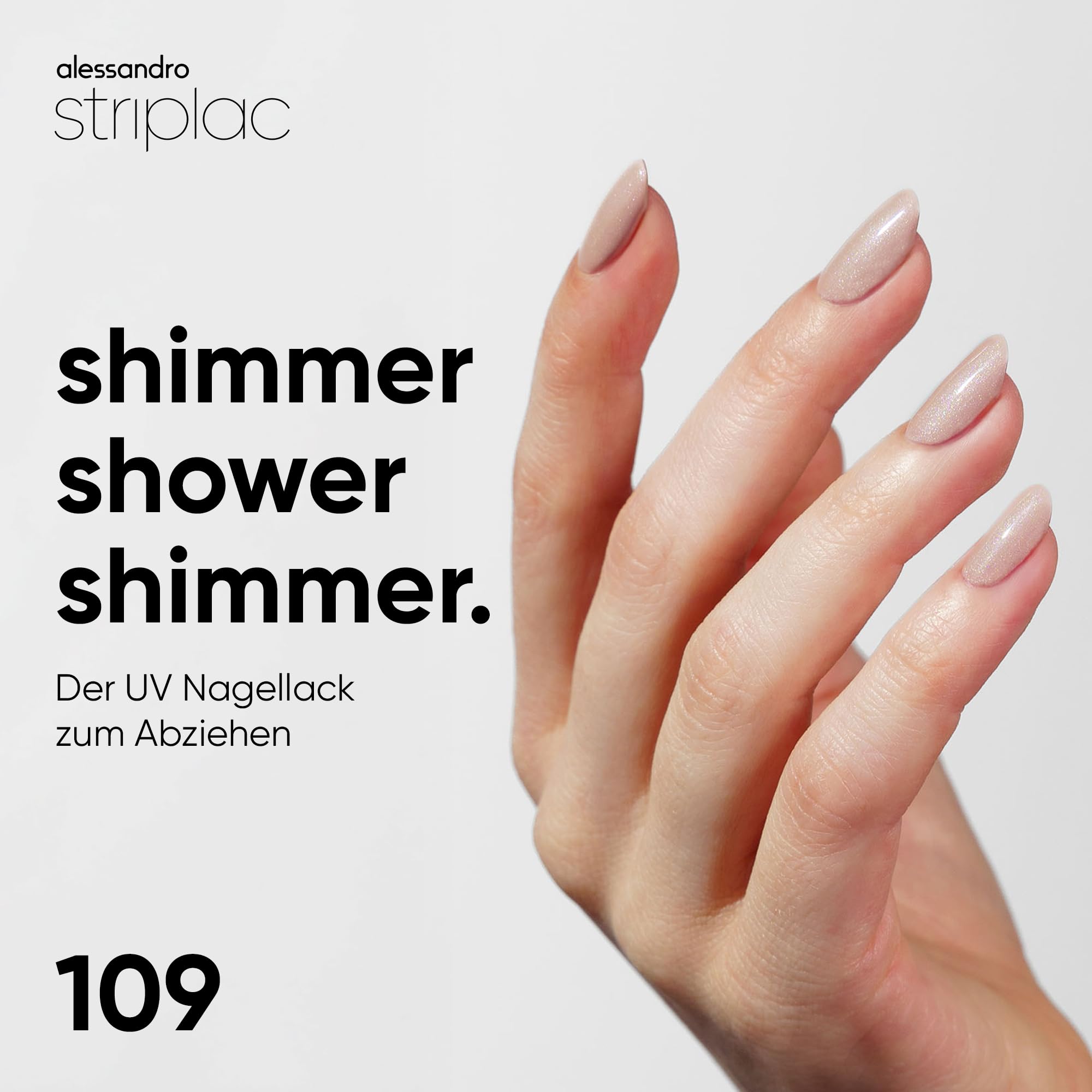 alessandro-striplac-shimmer-shower-uv-nagellack-taupe-mit-shimmer-6-5-ml-deckend image 2
