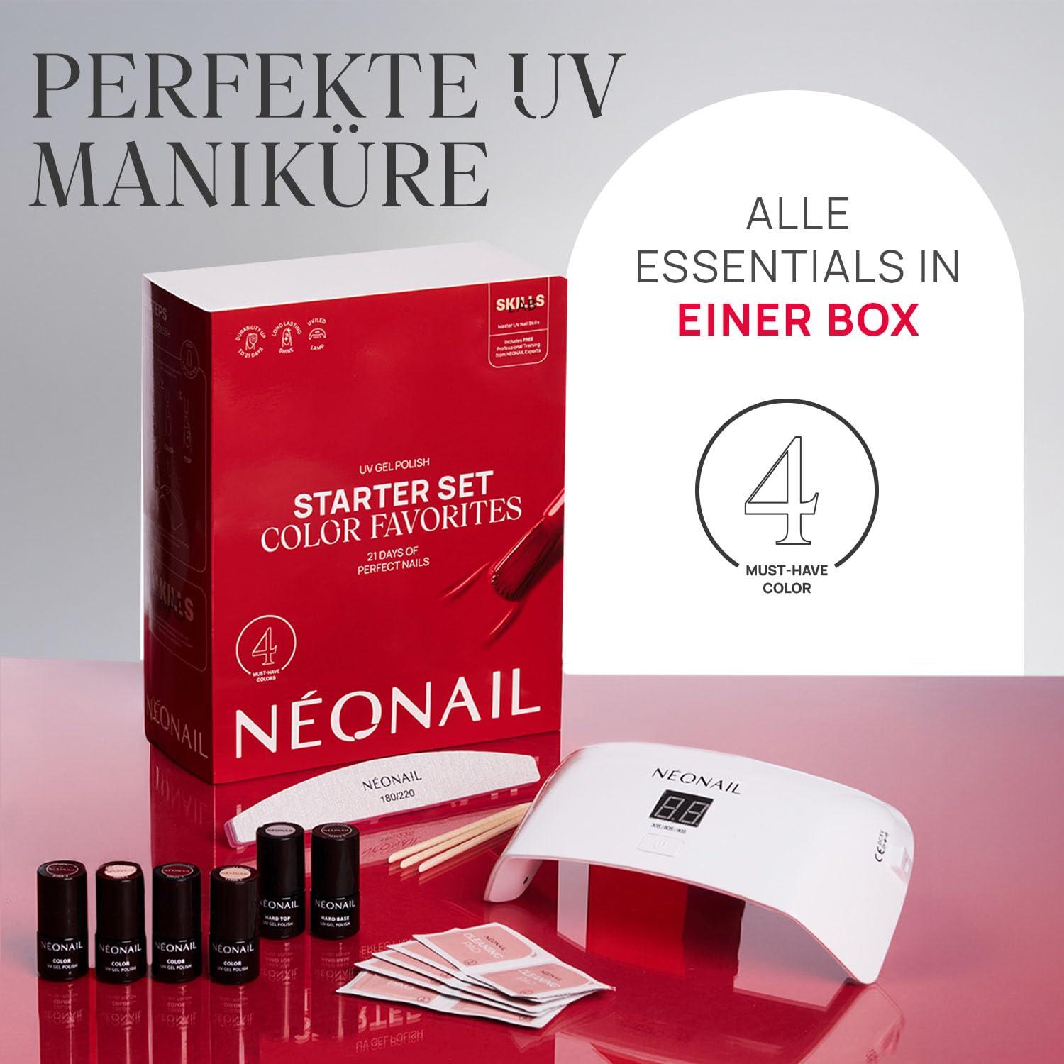 n-onail-color-favorites-starter-set-uv-nagellack-set-mit-led-uv-lampe-10w-36-4-f image 2