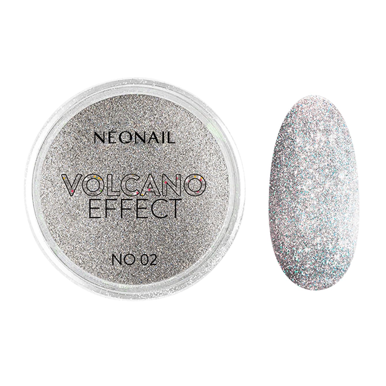 neonail-pollen-volcano-effect-no-2-silber-glitzer-effekt-puder-f-r-uv-nagellack image 1