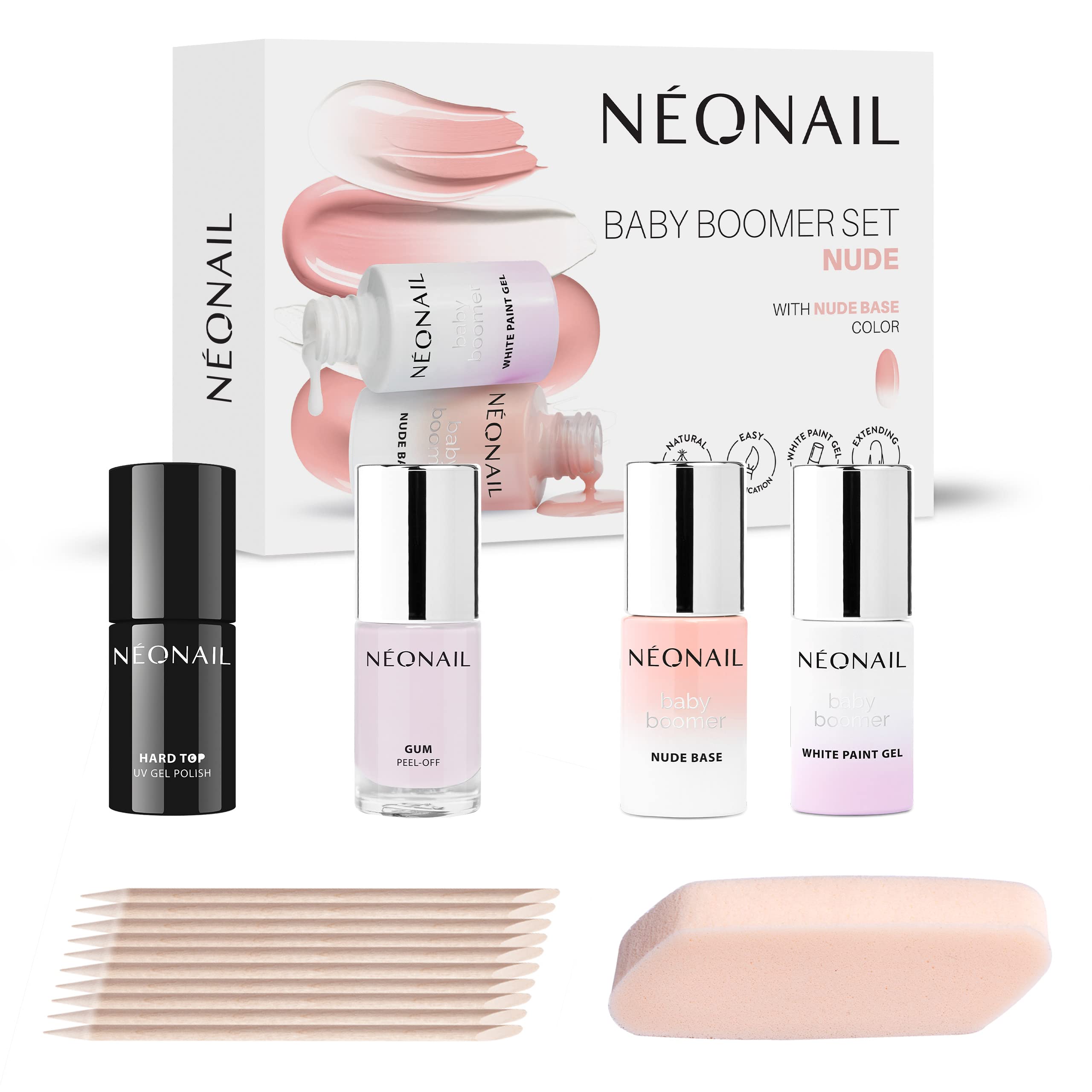 neonail-baby-boomer-set-nude-uv-nagellack-set-mit-nude-base-white-paint-gel-und- image 1