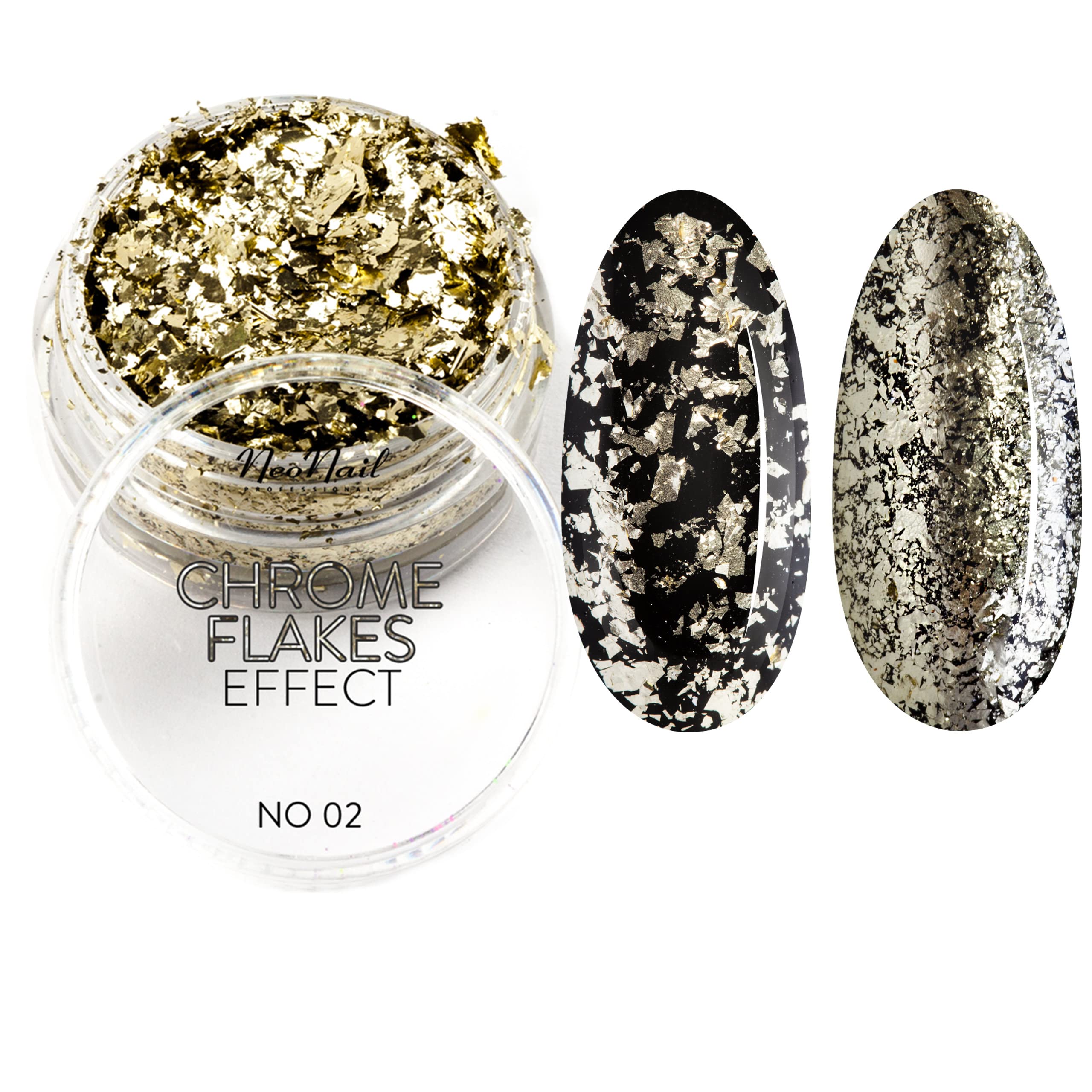 neonail-golden-chrome-flakes-glitzerpuder-chrome-flakes-effekt-in-gold-silber-ku image 1