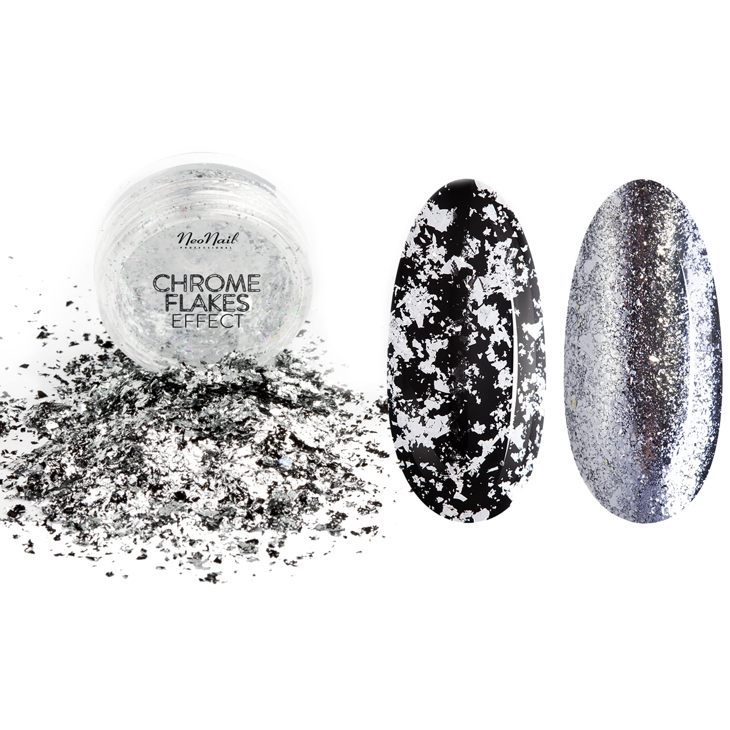 neonail-silber-glitzerpuder-chrome-flakes-effect-silbernes-nagelpigment-mit-chro image 2